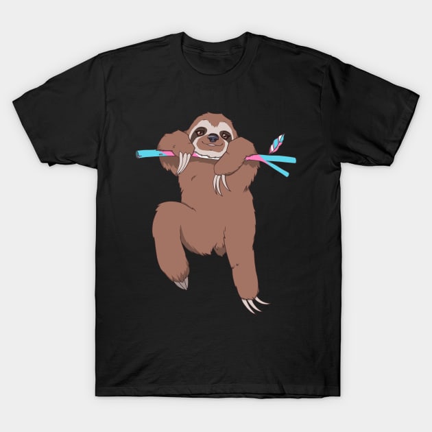 Transgender Pride Sloth T-Shirt by saltuurn